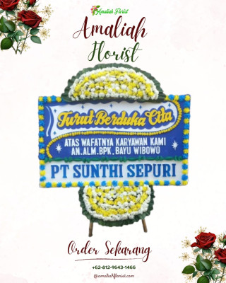 Papan Bunga Duka di Keprabon