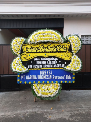 Papan Bunga Duka di Keprabon