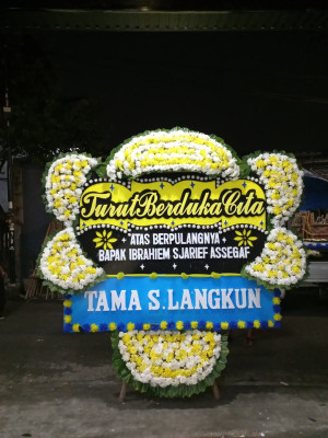 Papan Bunga Duka di Keprabon