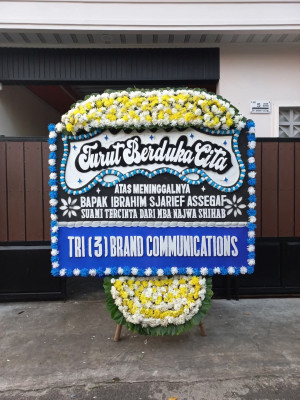 Papan Bunga Duka di Keprabon